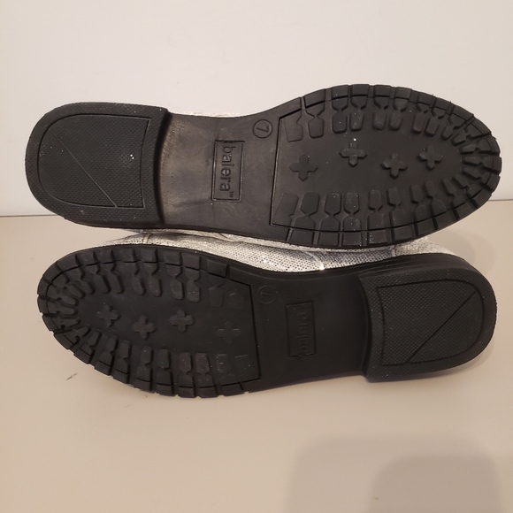 LIKE NEW BALERA SEQUIN ZIP UP SIDE COMBAT BOOTS 25.00 SIZE 7 OFFER - Picture 7 of 8